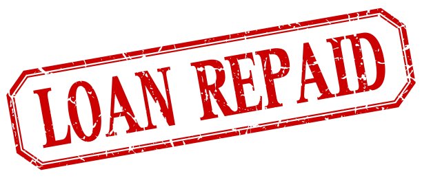 贷款偿还方红色垃圾葡萄酒孤立图片下载