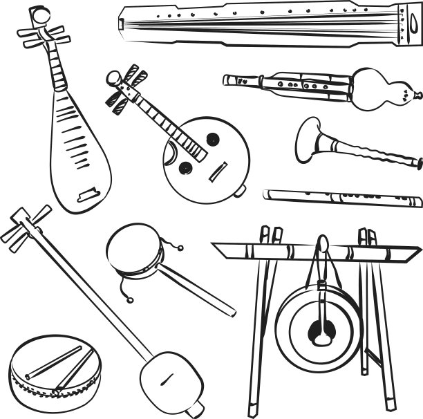 中国传统乐器图片下载