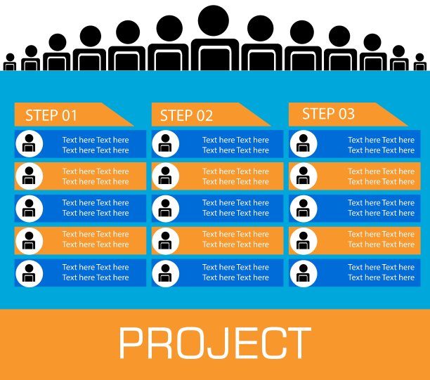 现代螺旋信息图形选项横幅图片下载