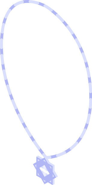 星银项链图标等距风格图片下载