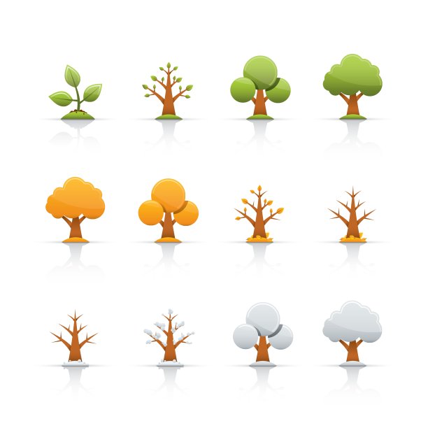 图标设置树四季图片下载