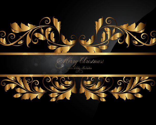 优雅的圣诞横幅与文本空间图片下载