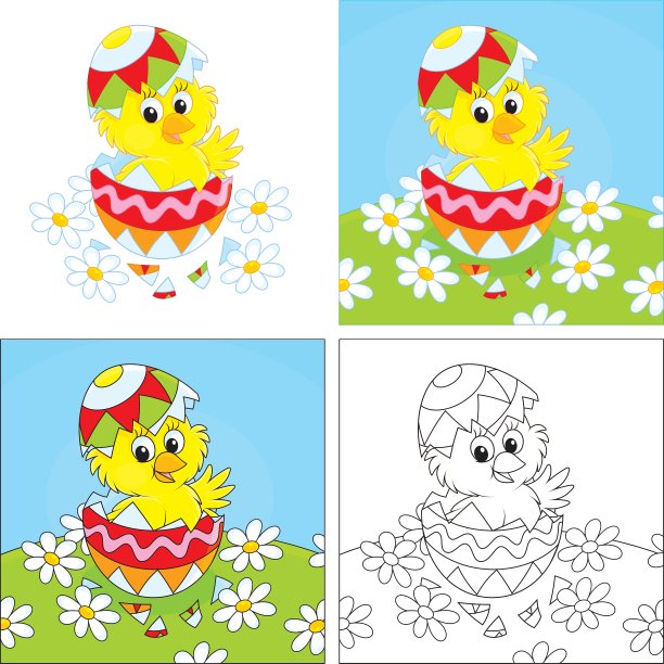 复活节小鸡图片下载