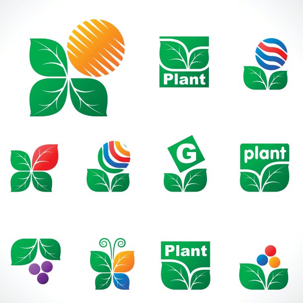 设计元素树叶图片下载