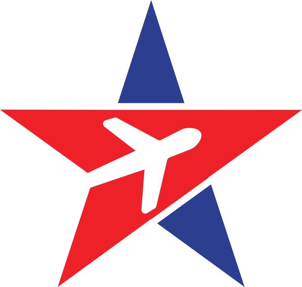 标志星飞离旅行飞机图片下载