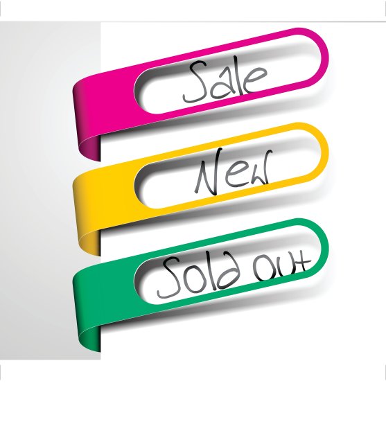 打折商品的纸标签已经卖完了，而且是新的图片下载