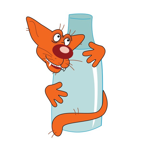 牛奶和猫图片下载