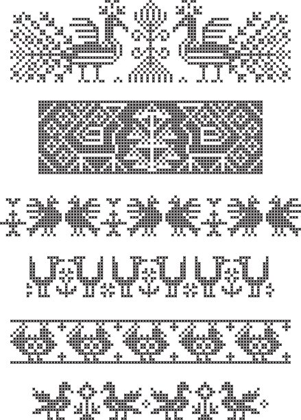 刺绣的边界图片下载