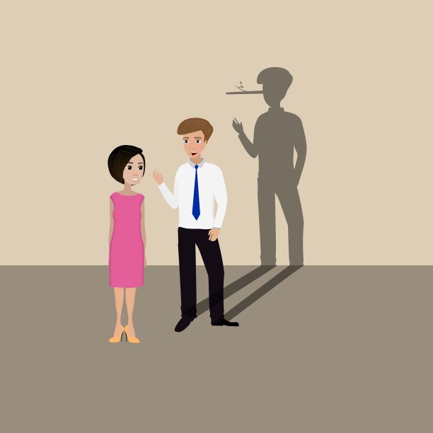 一个躺着的魔鬼影子图片下载