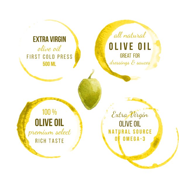 带有类型设计的油渍图片下载