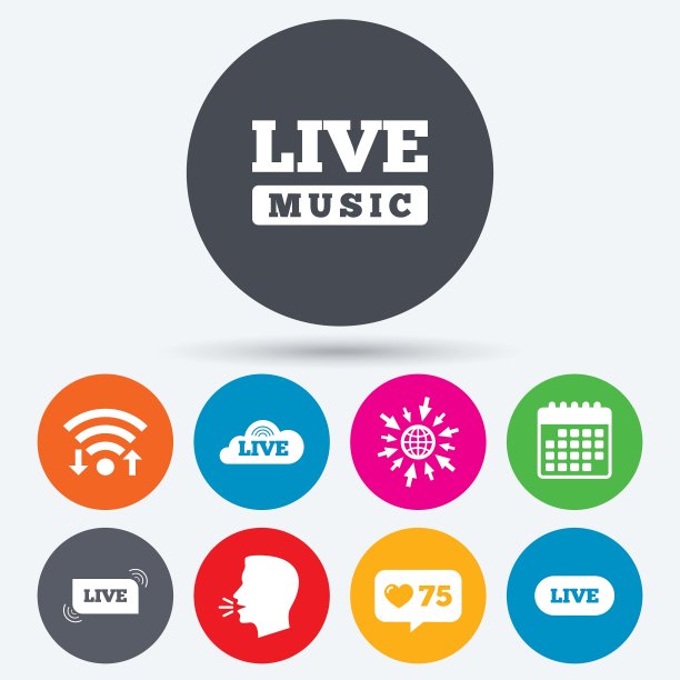 现场音乐偶像卡拉ok或直播图片下载