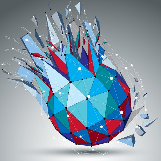 三维数字线框对象分解成不同的图片下载