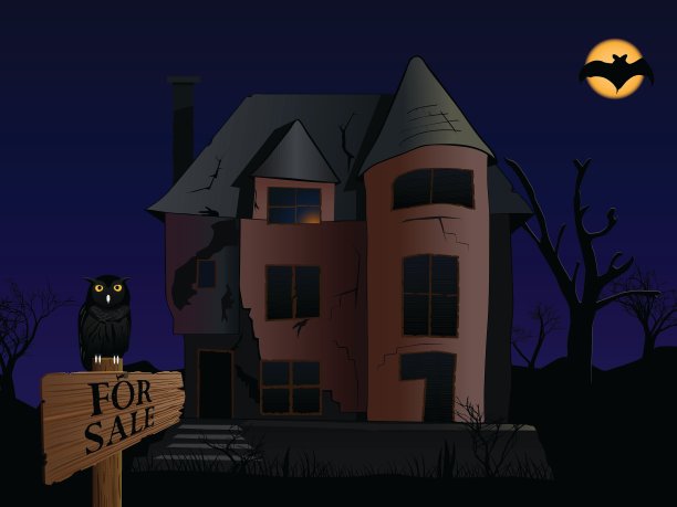 令人毛骨悚然的房子图片下载