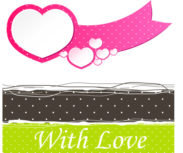 情人心矢量插图图片下载