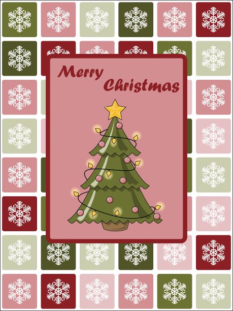 抽象的圣诞贺卡图片下载