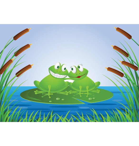 青蛙夫妇图片下载