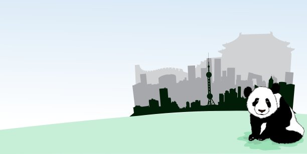 上海的天际线图片下载