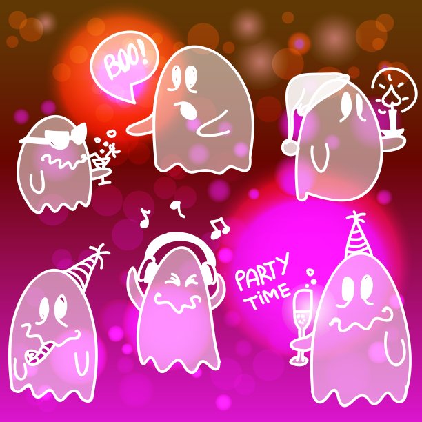 万圣节鬼魂套装图片下载