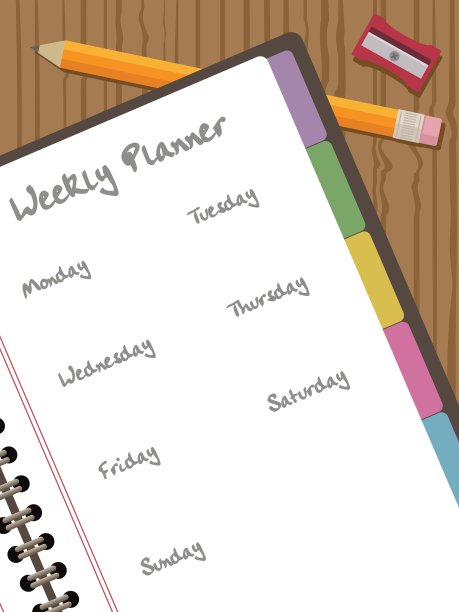 每周的计划图片下载