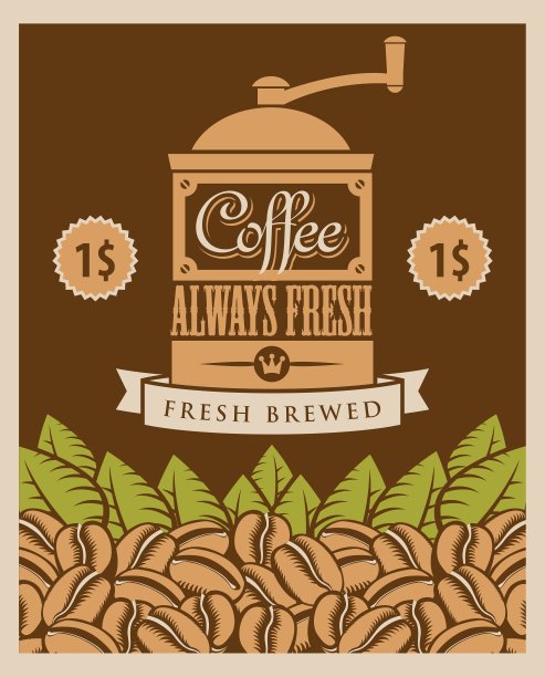 咖啡的复古图片下载