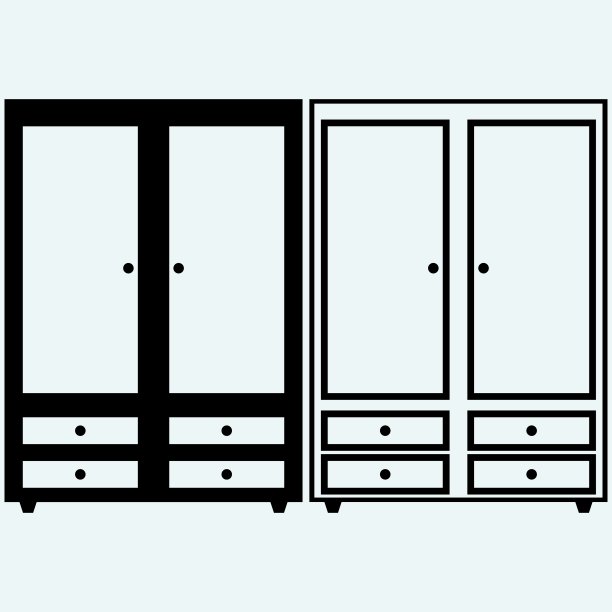 封闭的橱柜图片下载