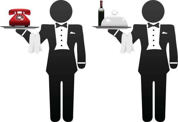 客房服务的服务员图片下载