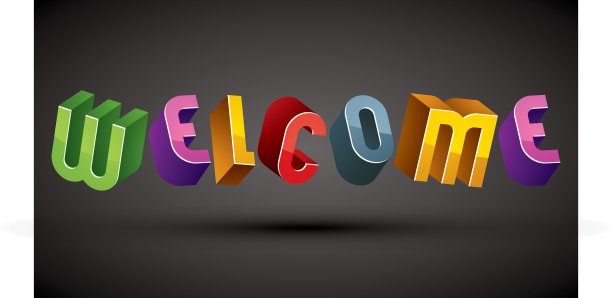 欢迎使用3d复古几何风格图片下载