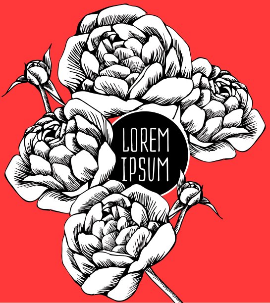 美丽的花卉背景艺术图片下载