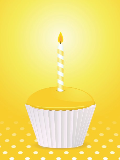 黄色的蛋糕图片下载