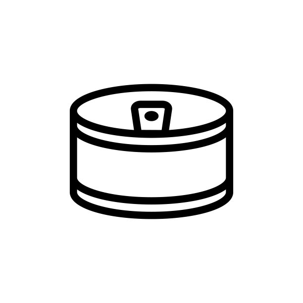 小圆形铜形状的图标矢量轮廓插图图片下载