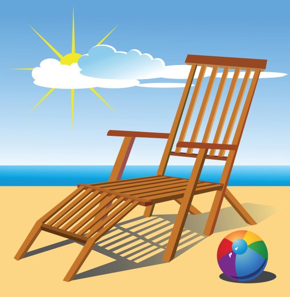 沙滩椅图片下载
