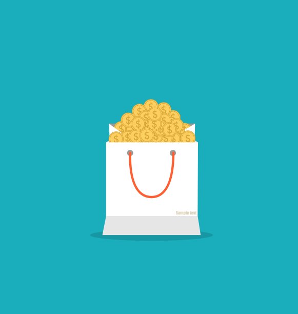 钱袋里的钱图片下载