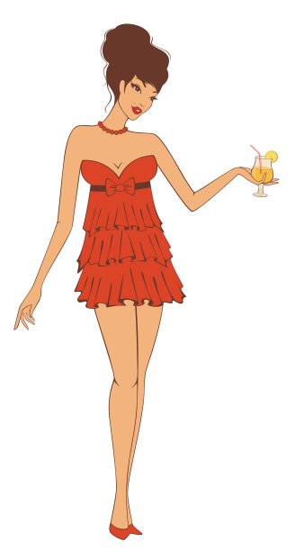 派对女孩图片下载