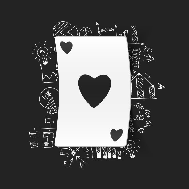 绘制业务公式扑克牌图片下载