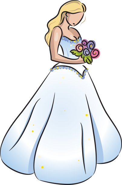 新娘的金发图片下载