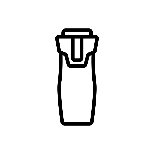 热水瓶图标矢量轮廓插图图片下载