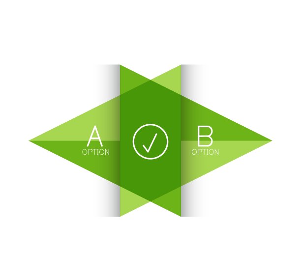 彩色纸箭头设计模板图片下载