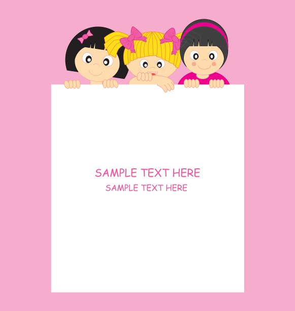 孩子和框架图片下载