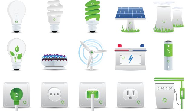 能源和电力图标图片下载