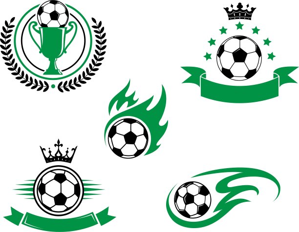 足球和足球设计元素图片下载