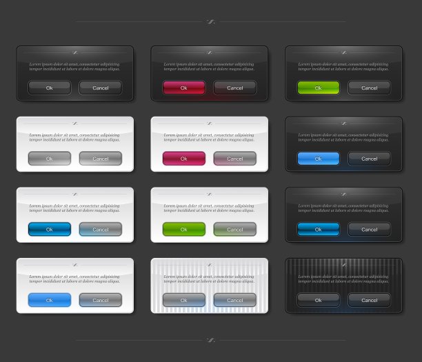 彩色面板套图片下载
