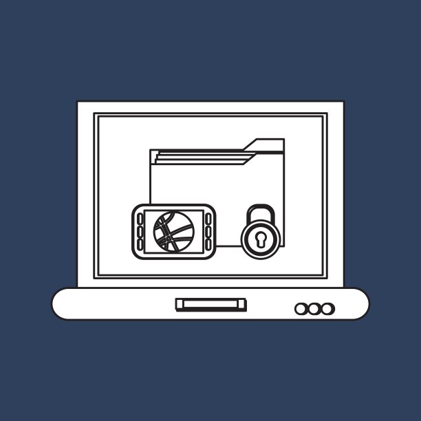 文件设计在线概念孤立图片下载