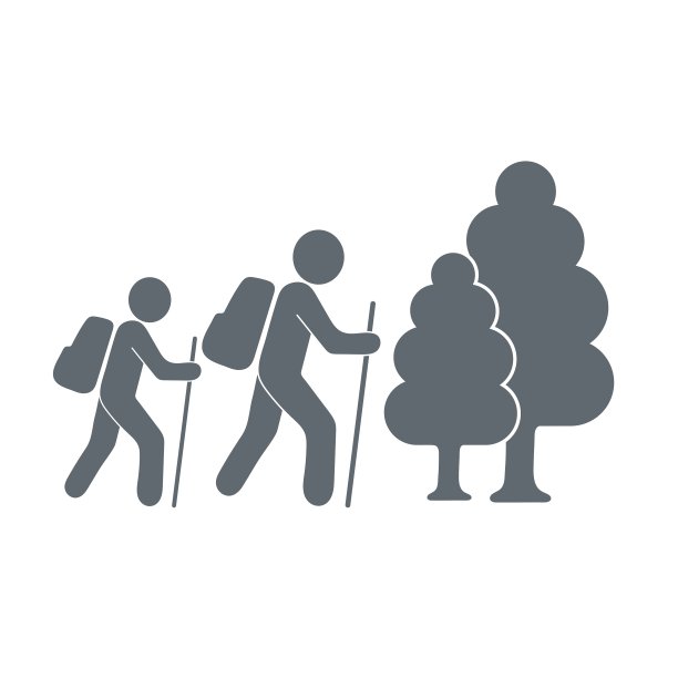 森林旅游的图标素材图片