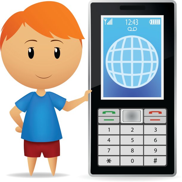 有手机的男孩图片下载