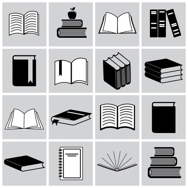 书的图标集图片下载