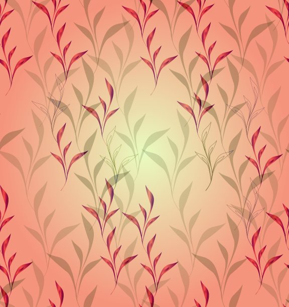 无缝背景与攀缘植物EPS10图片下载