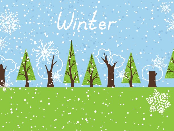 冬天的背景图片下载