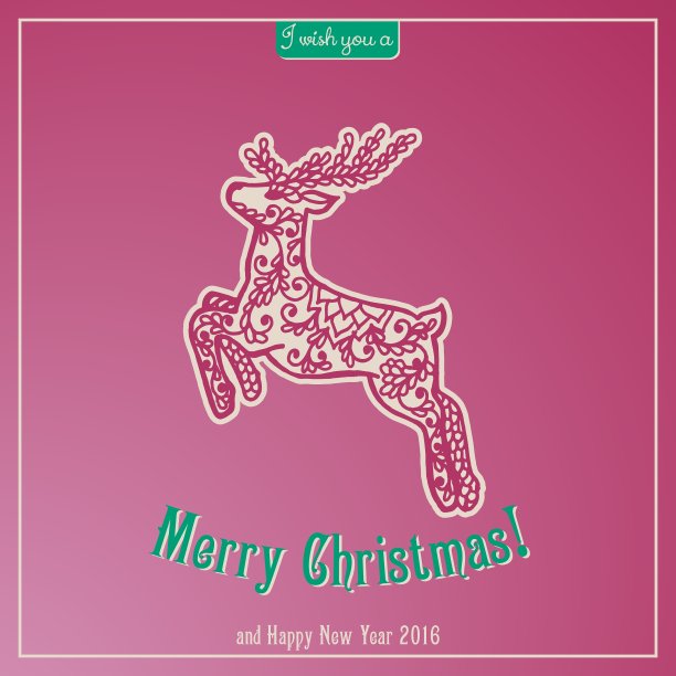 圣诞祝福卡片图片下载