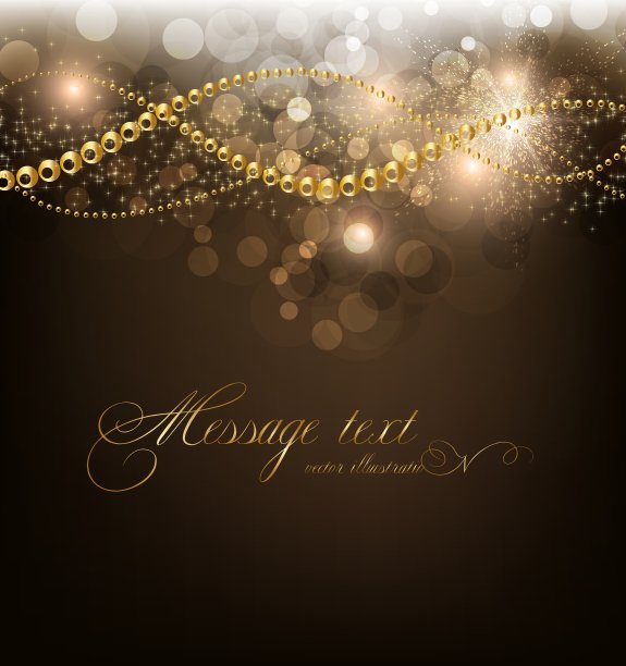金色优雅的背景与文本空间图片下载