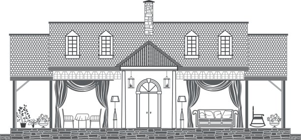 房子内部轮廓图片下载